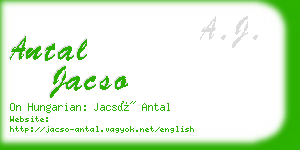 antal jacso business card